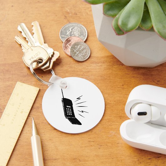 Altes Mobiltelefon Schlüsselanhänger