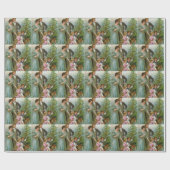 Altes Mode-Weihnachten Geschenkpapier (Flach)