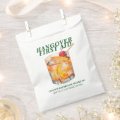 Altes modisches Cocktail Bachelor Hangover Kit Geschenktütchen (Ausgeschnitten)