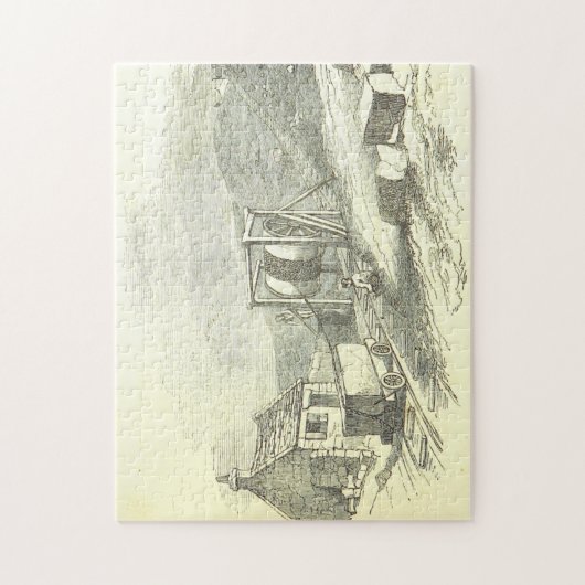 Altes, modisches Rock Gary Scene Puzzle (Vertikal)