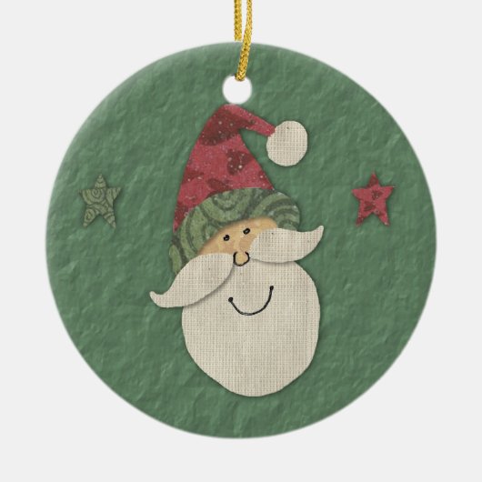 Altes modisches Santa Ornament (Vorne)
