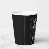 Altes Moonshine Whiskey-Etikett und FOTO Familienn Pappbecher (Rechts)