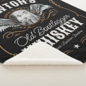 Altes Moonshine Whiskey-Etikett und FOTO Familienn Sherpadecke (3/4)