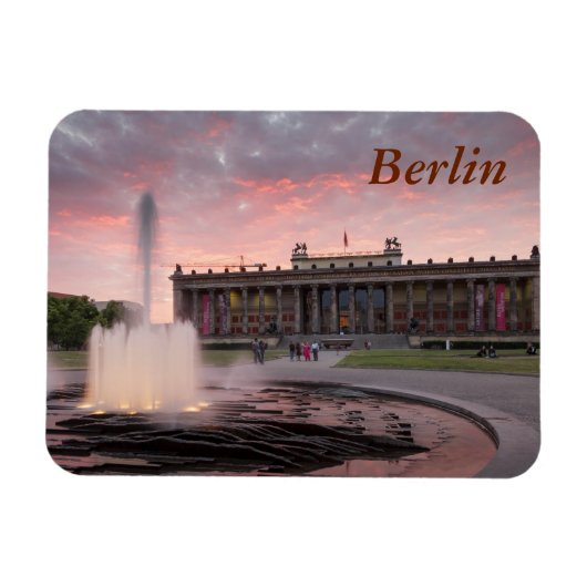 Altes Museum und Lustgarten in Berlin Magnet (Horizontal)