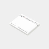 Altes Musik-Bar Post-it Klebezettel (angewinkelt)