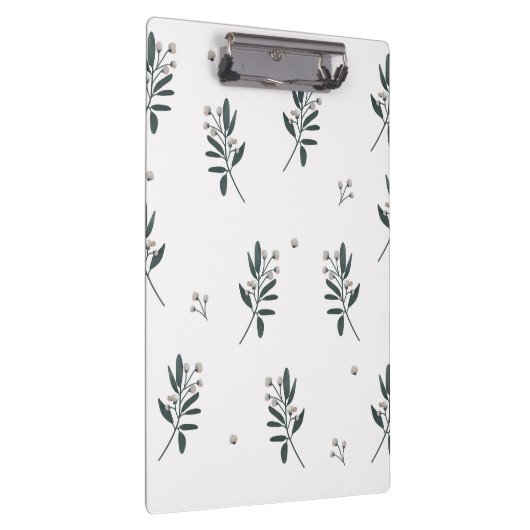 Altes Muster floraleHolz Hintergrund Moderne Elega Klemmbrett (Rechts)