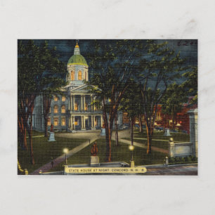 Altes Nacht-Staatenhaus, Concord, New Hampshire Postkarte