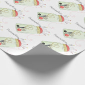 Altes Nähset Geschenkpapier (Ecke)