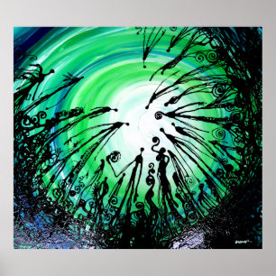 Altes Natur-Plakat Poster