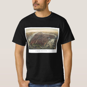 Altes New York City, Manhattan, Brooklyn Bridge T-Shirt
