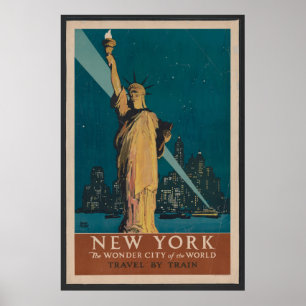 Altes New York City Plakat