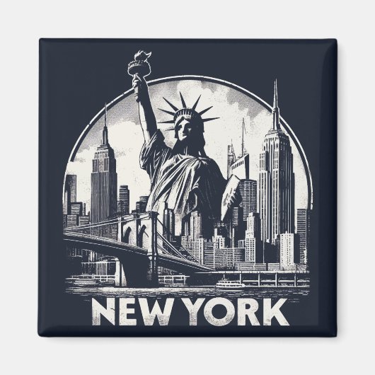 Altes New York Magnet (Vorne)