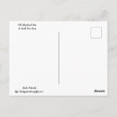 Altes, nicht mehr verfügbares Geschäft Postkarte (Rückseite)