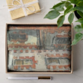 Altes niederländisches Gebäude in Fishkill, New Yo Seidenpapier (Geschenk)