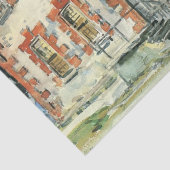 Altes niederländisches Gebäude in Fishkill, New Yo Seidenpapier (Detail)