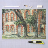 Altes niederländisches Gebäude in Fishkill, New Yo Seidenpapier (Handwerk)