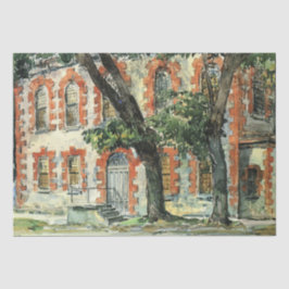 Altes niederländisches Gebäude in Fishkill, New Yo Seidenpapier