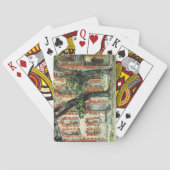 Altes niederländisches Gebäude in Fishkill, New Yo Spielkarten (Rückseite)