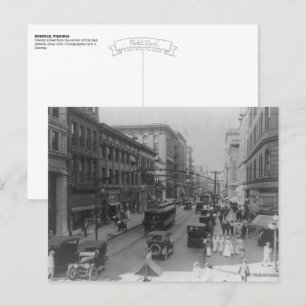 Altes Norfolk, VA 1915: Granby an der City Hall Av Postkarte