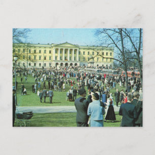 Altes Norwegen, Oslo, Palastgärten Postkarte