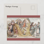 Altes Norwegen Postkarte (Vorne/Hinten)