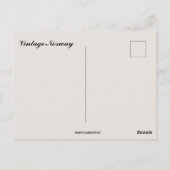 Altes Norwegen Postkarte (Rückseite)