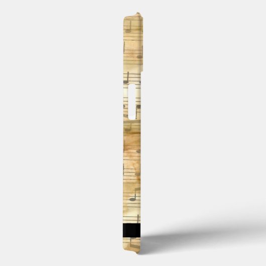 Altes Notenhintergrund. Personalisieren. Case-Mate iPhone Hülle (Rückseite / Rechts)