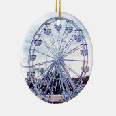 Altes Obstgarten-Strand-Riesenrad Neu-England Keramikornament (Rechts)