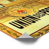 Altes Olivenöl Vintag Kochen Poster (Ecke)