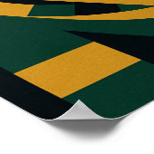 Altes Osiris Göttliches ägyptisches Gottes-Poster Poster (Ecke)