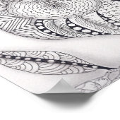 Altes Owl in voller Größe Poster (Ecke)