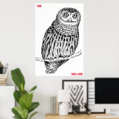 Altes Owl Poster (Heimbüro)