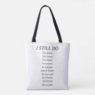 Altes Paar vollfarbige Original Kunst Jubiläum Tasche