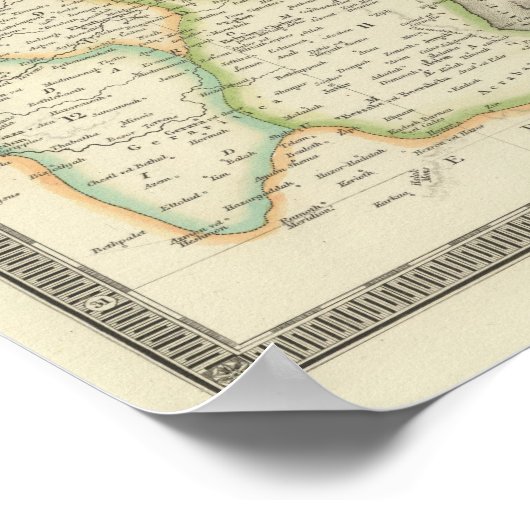 Altes Palästina Poster (Ecke)