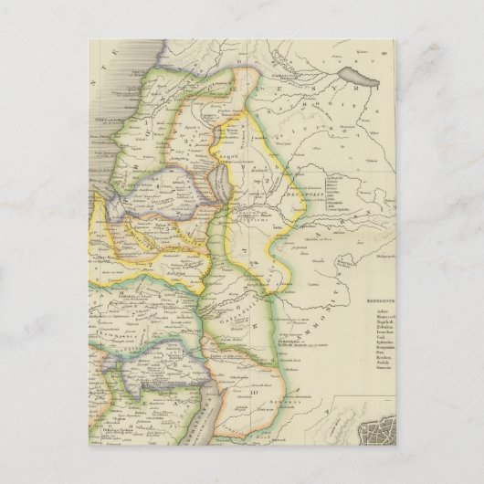Altes Palästina Postkarte (Vorderseite)