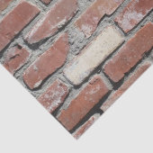 Altes Papier aus rotem Ziegelstein (Ausschnitt)