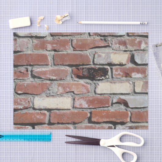 Altes Papier aus rotem Ziegelstein (Handwerk)