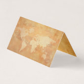 Altes Papier aussehend Text Beruflich Luxus Visitenkarten (Rückseite)