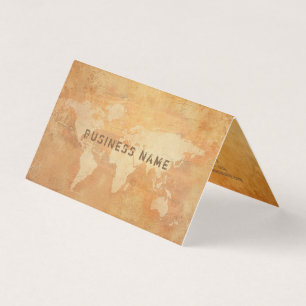 Altes Papier aussehend Text Beruflich Luxus Visitenkarten