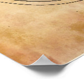 Altes Papier | Fotografisches Patent Poster (Ecke)