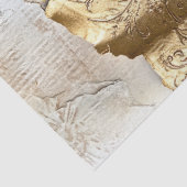 Altes Papier mit abgerissenen Kanten, gekrackte Go (Detail)