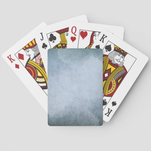 altes Papier mit Aquarell Spielkarten (Rückseite)