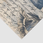 Altes Papier mit monochromen Farbschmetterlingen R (Detail)