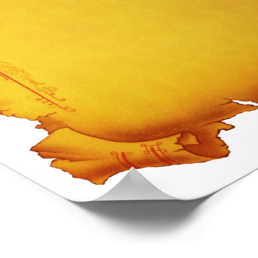 Altes Papier Poster (Ecke)