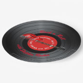 Altes Pappteller (Schrägansicht)