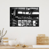 Altes Pariser Kaffeehaus Poster (Küche)