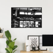 Altes Pariser Kaffeehaus Poster (Heimbüro)