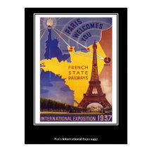 Altes Pariser Plakat