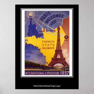 Altes Pariser Plakat