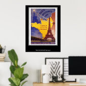 Altes Pariser Plakat (Heimbüro)